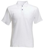 Fruit of the Loom lightweight polo shirt White Medium