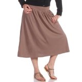 Soul Cal La redoute en plus flared skirt taupe 028