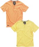 Pk 2 Grandad Tees Sunburst/Neon (38/40)