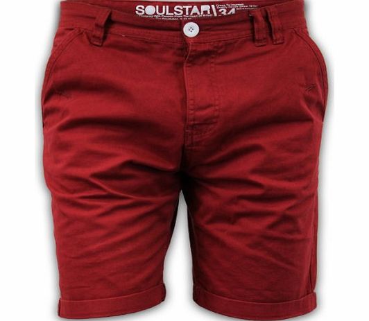 SoulStar Boys Soul Star Shorts MELTON Red Waist 25``