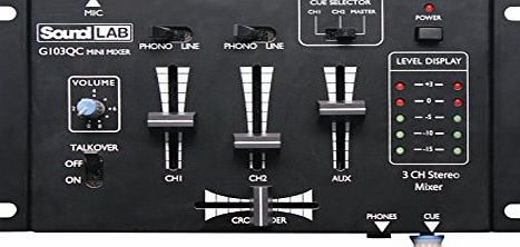 Soundlab  G103QC Mini Mixer with Crossfade