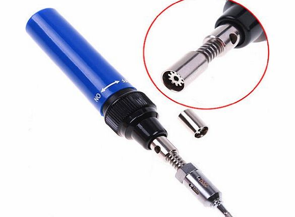 sourcingmap Cordless Butane Gas Soldering Iron Pen Shape Tool