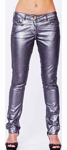 Metallic Skinny Jean