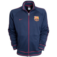 Nike 2010-11 Barcelona Nike Trainer Track Jacket (Navy)