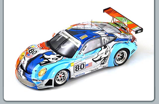 Porsche 997 GT3 RSR Flying Lizard #80 LM 2007