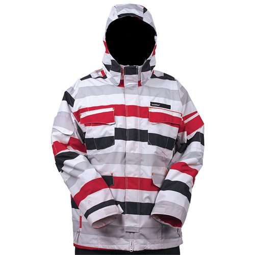 Mens Special Blend Circa Jacket White Threepeat