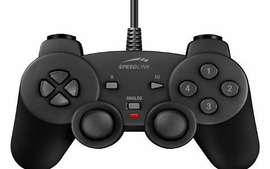 Speedlink 1.9m Strike USB Gamepad for PC - Black