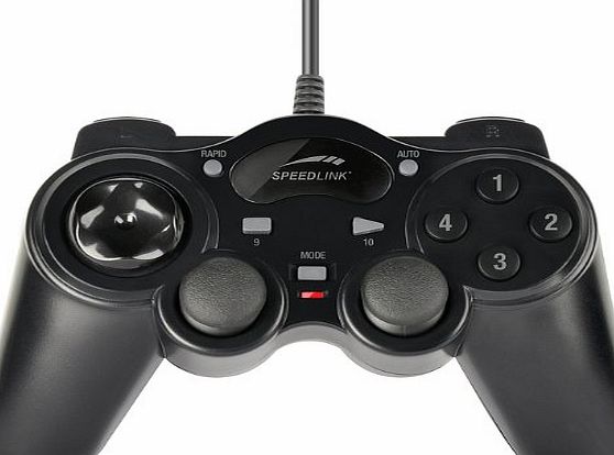 Speedlink SL-6515-BK Thunderstrike PC USB Gamepad - Black