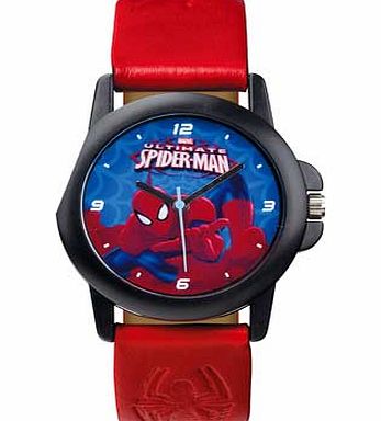 Spider-Man Red Quartz Analogue Watch