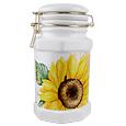 Sunflower Airtight Seal Ceramic Canister