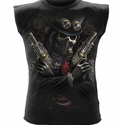 Spiral - Men - STEAM PUNK BANDIT - Sleeveless T-Shirt Black - Large