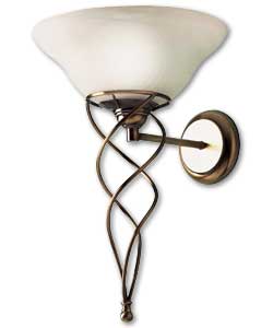 Wall Light - Antique Brass Finish