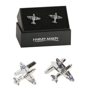 Spitfire Plane Cufflinks