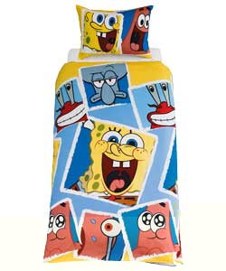 SquarePants Face Duvet Cover Set -