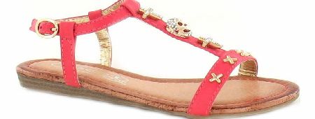 SPOT ON Coral Flat Sandal