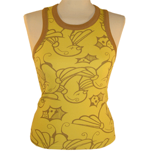 Spunky Spunk Bird Vest Top