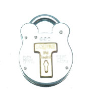 660 Old English Steel Case Padlock 64mm