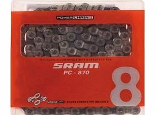 PC870 7/8spd Bike Chain Silver/Grey (114