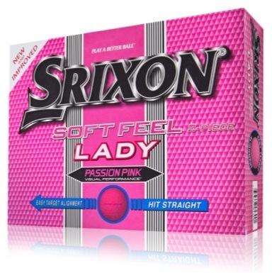 Soft Feel Ladies Golf Balls Pink