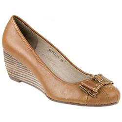 Staccato Female Bel8048 Leather Upper Leather Lining Smart in Dark Grey, Tan