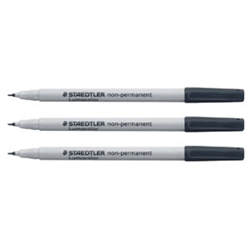 Superfine Non Permanent Pen Black