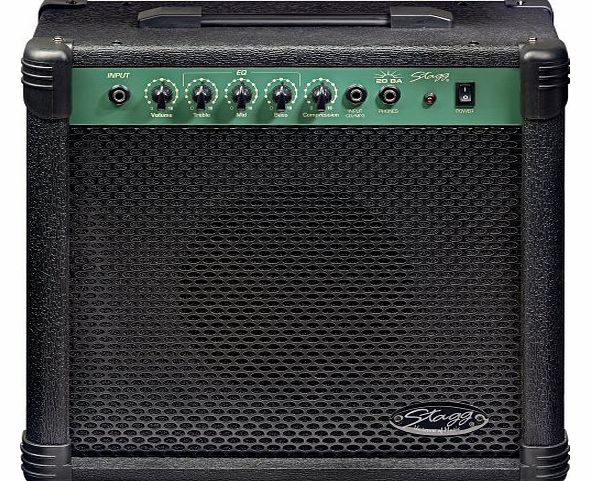 Stagg 20 BA UK 20W Bass Guitar Amplifier