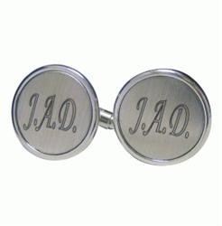 Stainless Steel Round Cufflinks