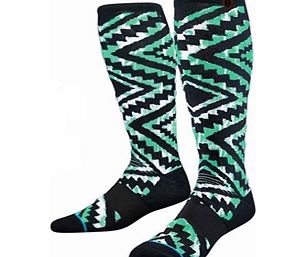 Stance Zig Zag Merino Wool Sock - Green