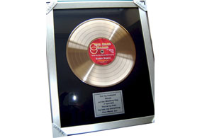 Standard 12 Inch Gold Disc Presentation