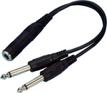 Standard Headphone Splitter ( 1/4inStereo