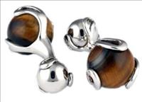 Stanislav Reymer Cats Eyes Ball Crasher Cufflinks by Mousie Bean