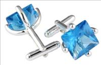 Stanislav Reymer Square Crystal Cufflinks by Mousie Bean