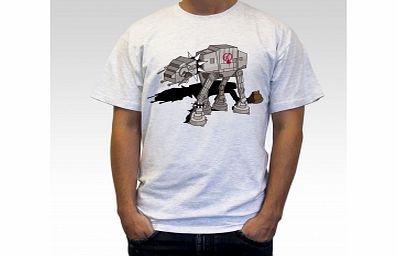 Wars Bad Walker Ash Grey T-Shirt XX-Large ZT