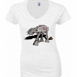 Wars Bad Walker White Womens T-Shirt Large