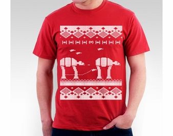 Wars Knitted Walker Red T-Shirt XX-Large ZT