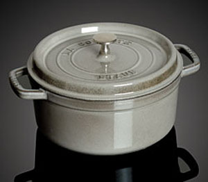 Staub Round Cocotte 14cm Grey