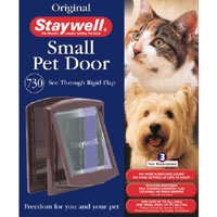 730 Pet Door Brown Small