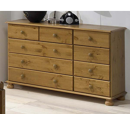 Richmond Pine 2+3+4 Drawer Chest