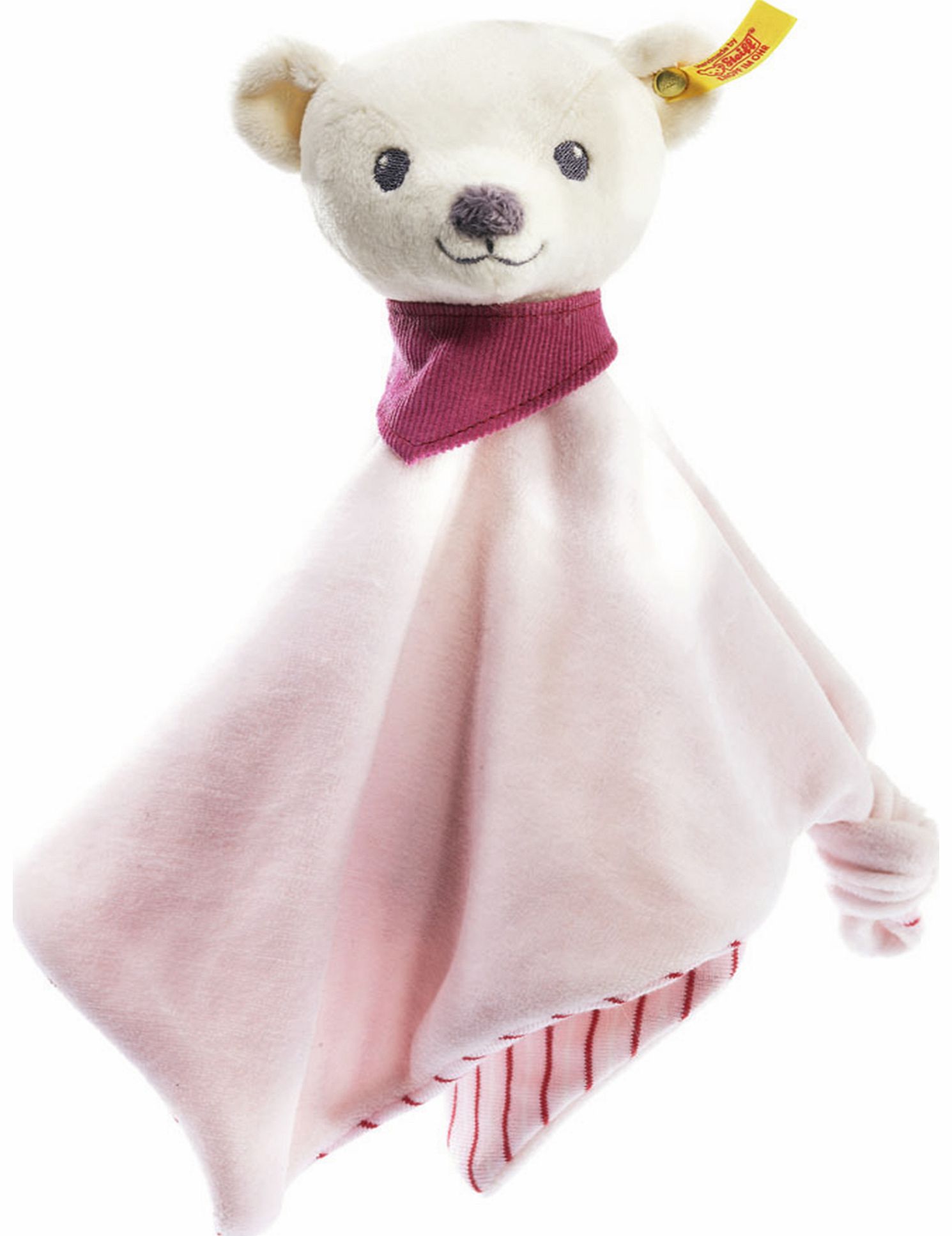 Steiff Baby Knuffi Bear Comforter Pink