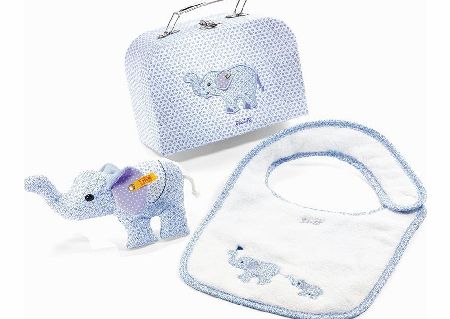 Steiff Circus Gift Set Little Elephant Blue