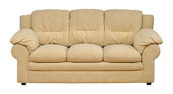 Harvard 3 Seater Sofa in Novalife Beige - Fast Delivery