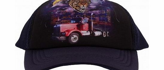 Stella Mccartney Hampton Vegas Truck Baseball Cap Navy blue M,L