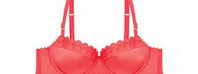 Stella McCartney Lingerie Becky Smiling dahlia silk contour bra