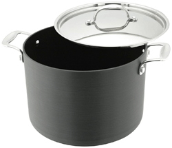 stellar Hard Anodised 24cm Stockpot 8 Ltr