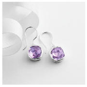 Sterling Silver Amethyst Earrings