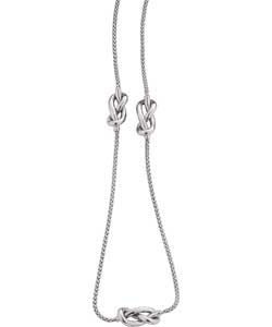 Sterling Silver Knot Necklace