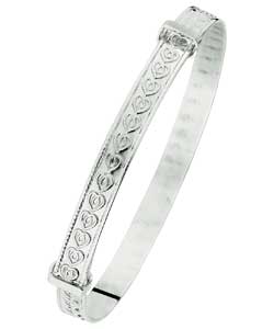 sterling Silver Ladies Explander Bangle