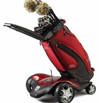 Stewart F1 Lithium Electric Golf Trolley Red