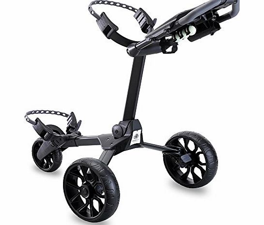 Stewart Golf R1 Push Trolley - Black/Black