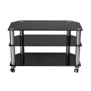 Stil Stand STUK 1401 Black Glass TV Stand- For